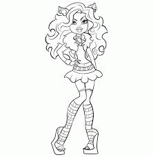 This collection includes mandalas, florals, and more. Monster High Doll Coloring Pages Coloring Home
