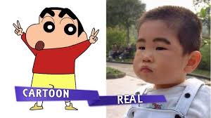 Watch Real Characters In Real Life Shinchan Doraemon Nobita Suneo Gian S In 2020 Doraemon True Interesting Facts Real Life
