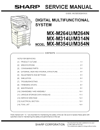 Select file and go to the file's page. Calameo Service Manual Sharp Mx M264n M314n M354n Sme