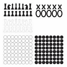 4 best printable chess board game pieces printablee com