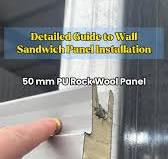 Detailed Guide to Wall Sandwich Panel Installation, #installation #panel  #wallpanel #Durable #Insulation #panels #wallpanels #sandwichpanel  #steelstructure #corrosionresistance #curtainwall #rockwool ...