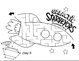 Galactic Starveyors Coloring Sheet Vbs 2017 Day 3 Easy Maze Vbs 2017 Galactic Starveyors Vbs Galactic Starveyors Vbs 2017