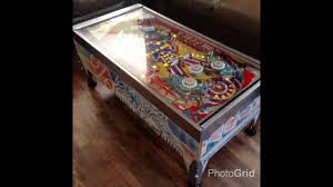 It was inspired by a bar in seattle called shorty's, which has tables similar to these in its booths. Finished Product Bally Harlem Globetrotters Pinball Coffee Cocktail Table Youtube