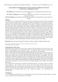 PDF) MEASURING ADVERTISEMENT EFFECTIVENESS THROUGH THE SIGN LANGUAGE: A  SEMIOTIC STUDY