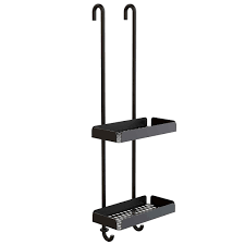 Make the most of what space you have by maximizing your walls with shower & glass bathroom shelves. Frost Nova2 Shower Shelf 6 Black Finnish Design Shop