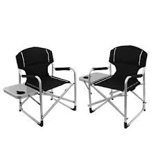 Folding directors chairs on sale now! 2pc Folding Director S Chair Aluminum Camping Lightweight Chair With Side Table 643665849838 Ebay