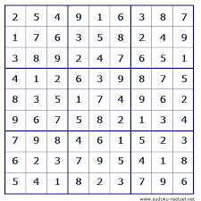 Durch das spiel wird das gedächtnis. Sudoku Ratsel Mit Losung Nr 230 Leicht