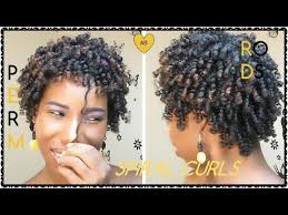 If you have any other cool ways to style short hair, please feel free to write to us by commenting below. Spiral Curls Perm Rods Product Review Aunt Jackies Short Medium Natural Hair Youtube