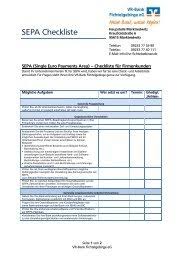 Details information for vr bank fichtelgebirge in marktredwitz. Checkliste Fur Vereine Pdf Vr Bank Fichtelgebirge Eg