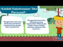 Menelaah Struktur Kebahasaan Teks Persuasif Youtube