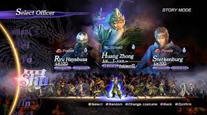 Every character has a normal card and a gold card associated with them. All Characters Warriors Orochi 3 Ultimate Youtube