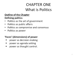 The problem here is that no all politics is about authoritative distribution of values. Ppt Chapter One What Is Politics Powerpoint Presentation Free Download Id 1539904