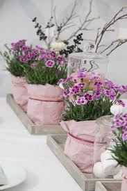 Tischdeko Mit Pinken Nelken Tischdeko Blumen Tischdeko Geburtstag Nelken