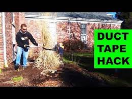 How To Trim Pampas Grass With Duct Tape