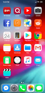 Iphone X Home Screen With Nova Launcher Pocophones