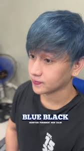 Achieve Blue Hair with MerrySun’s Permanent Hair Color Blue Black