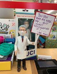 By fctry we're turning nancy pelosi and dr. Dr Anthony Fauci Action Figure The Toy Box
