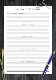Maybe you would like to learn more about one of these? Personal Goal Setting Templates Download Pdf