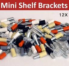 12x mini shelf pegs kitchen cabinet
