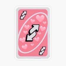 Uno confirms you can t stack 4 or 2 cards. Pink Hearts Reverse Uno Card Sticker By Tess B Snapchat Stickers Cute Stickers Print Stickers
