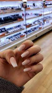 Ombre Acrylic Nails Acrylicnailart Coffin Shape Ombre Acrylic Nails French Manicure Nails Cute Acrylic Nails