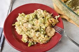 Jun 05, 2021 · this cheesy chicken and rice recipe is cooked in one skillet with broccoli and carrots! Cheesy Chicken Broccoli And Rice Bake Myplate