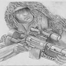Nephilim Art One Of My Old Pics Sniper Illustration Pencil Soldier Army Artstudio People Gun War Creative Artlicensing Characterdesign Dowhatyoulove Drawing Grey Facebook Since the sniper's limited power is derived from covert, not action plan for dealing with a sniper person. facebook