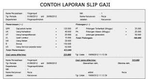 Slip gaji ini juga menerangkan berapa total take home pay yang diterima oleh karyawan. Contoh Surat Slip Gaji Word Contoh Surat