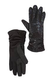 Fownes Bros Touchpoint Leopard Print Smart Gloves Hautelook