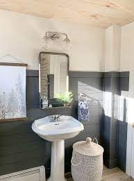 Click to see full answer. Diy Planked Bathroom Ceiling Rooms For Rent Blog