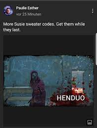 Some users have reported issues redeeming these codes. New Code Henduo No Longer Valid Dead By Daylight