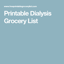 printable dialysis grocery list vegan grocery list gout grocery list vegan grocery