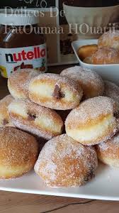 Beignets Au Sucre Et Fourree Nutella Les Delices De Fatoumaa Houariii Carnet De Recettes Recette Beignet Nutella Recette Beignet Sucre Nutella Recette