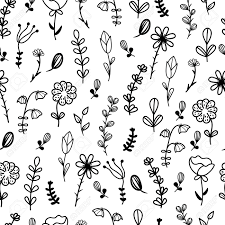 Cute floral patterns to draw. Hand Drawn Floral Seamless Pattern Hand Drawn Decorative Vectorseamless Royalty Free Cliparts Vectors And Stock Illustration Image 104617568
