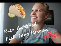 45% fat, 43% carbs, 12% protein. Del Taco S Beer Battered Fish Taco Review Youtube