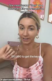 Woman reveals she was asked to pay $10K in fees to move into a one-bedroom  New York City apartment