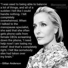 I try and always see the "lighter" side of my menopause and make you lot  smile, but the reality is that there are millions of women out there who  are literally at