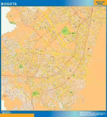 Bogota map is a professional car, bike, pedestrian and subway navigation system.this app will help you determine your location. Bogota Distrito Capital Map In Colombia Wall Maps Of The World Countries For Australia