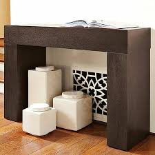 Rare West Elm Chunky Console Table Entry Side Dark Wood Sideboard Desk Inspiration West Elm Inspired Entryway Inspiration