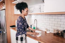 Making it a project to organize kitchen cabinets can be daunting for many people, so we put together some shelving pieces are inexpensive and a great way to utilize areas within the cabinet for dish and glass storage. How To Organize The Kitchen According To An Expert Well Good