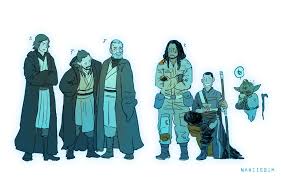 Force Ghosts Anakin Skywalker Why Are They Here Baze Literally Just Followed Chirrut Star Wars Art Star Wars Fandom Star Wars Memes