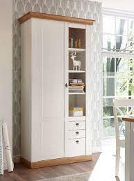 Haus & garten möbel wohnzimmer wohnzimmerschränke. Landhaus Stauraumschrank Wohnzimmer Schrank 102cm Pinie Weiss Wotan Eiche Vitrinen Stauraumschranke Wohnzimmer Fu4life De
