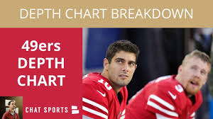 san francisco 49ers latest depth chart with predictions