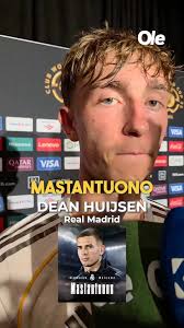 Dean Huijsen da la bienvenida a Mastantuono en Real Madrid