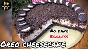 Cover and freeze 2 hours or until firm. Easy To Make No Bake Oreo Cheesecake Recipe How To Make Oreo Cake At Home Cheesecake In Urdu Youtube