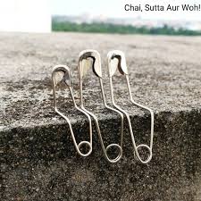 Family Time Safety Pin Project By Chai Sutta Aur Woh Creativity Simple Everyday Objects Safetypin Love Mother Safety Pin Projects Chai Safety Pin