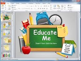 Animated Back To School Powerpoint Template School Powerpoint Templates Powerpoint Background Templates School Template