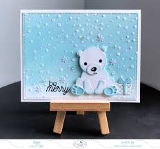 Elizabeth bear's most popular series is eternal sky. Polar Bear Holiday Card Polar Bear Christmas Cards Christmas Cards Handmade Elizabeth Craft Designs