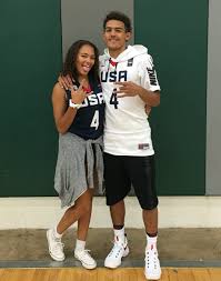 The basketballer inked his contract with the franchise (hawks) on july 1, 2018. Trae Young On Twitter Me And Little Sis Reppin Usabasketball Today For Spirit Week It S Just A Teamyoung Thing