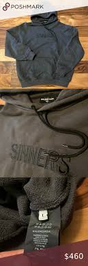 Black and red sinners hoodie is so cool, i want to have it too, but i can't find one with sinners sewn and not printed. Balenciaga Grey Sinners Hoodie 100 Authentic Hoodies Balenciaga Balenciaga Jacket